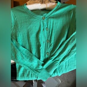 The Limited Cotton Blend Cardigan Sweater